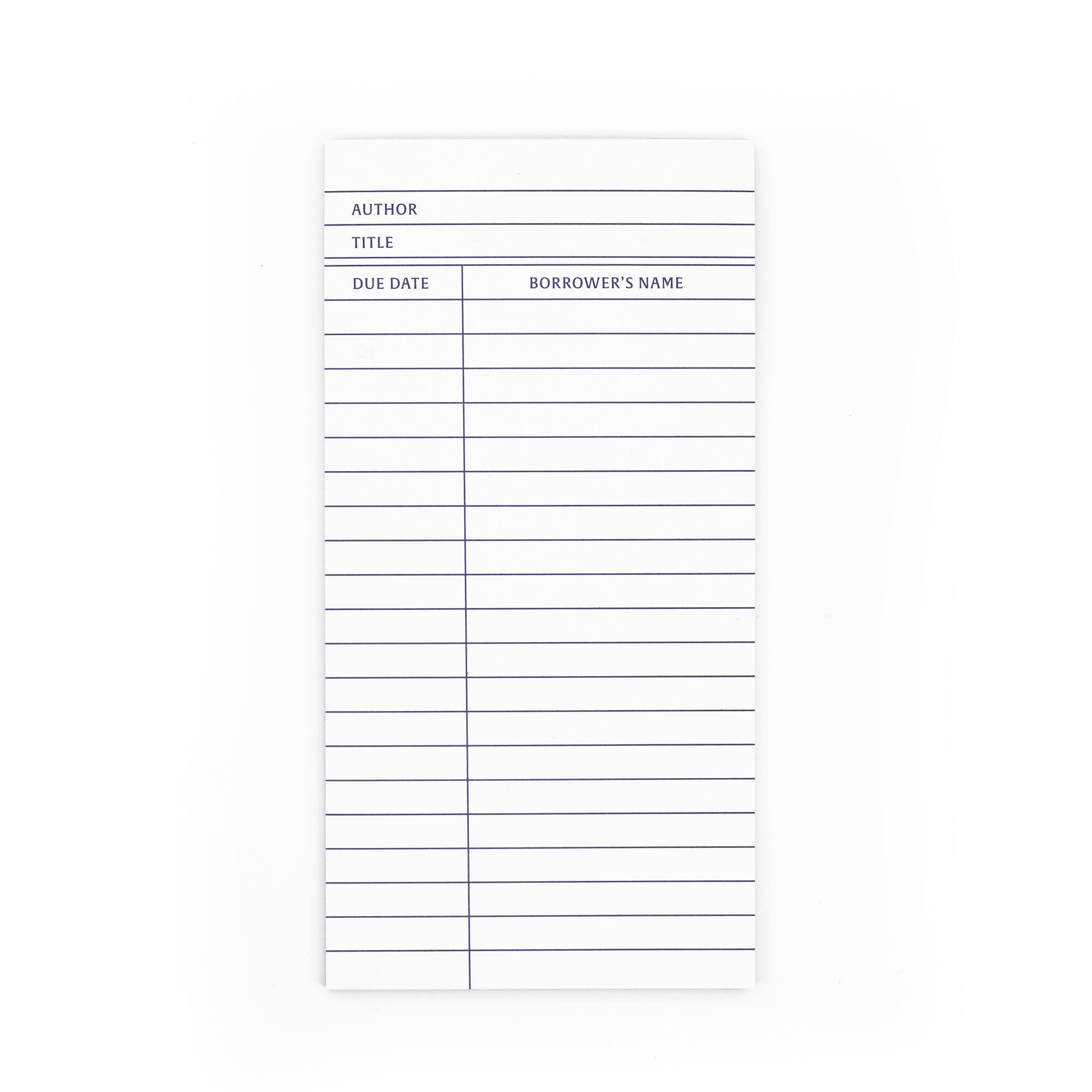 Assorted 4" x 8" Bookish Magnetic Notepad, 1pc. by Fab Finds